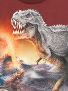 Felpa per bambino Molo multicolore con stampa dinosauro - Rubino Kids