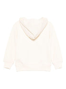 Felpa per bambino Moschino Kids beige con stampa Teddy Bear e note musicali - Rubino Kids