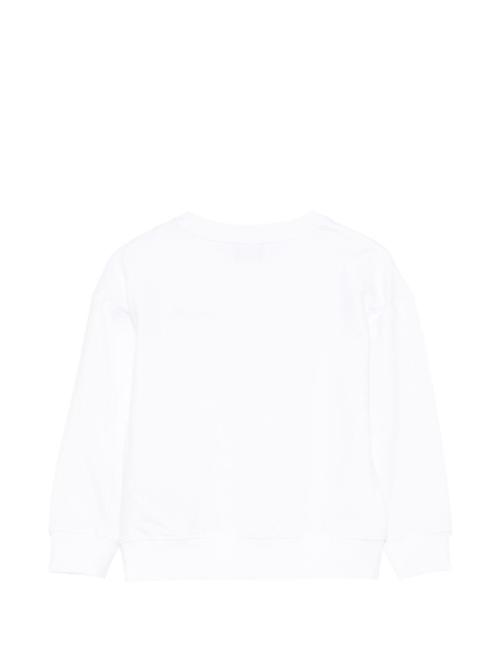 Felpa per bambino Paul & Shark Kids bianca con logo sul davanti - Rubino Kids