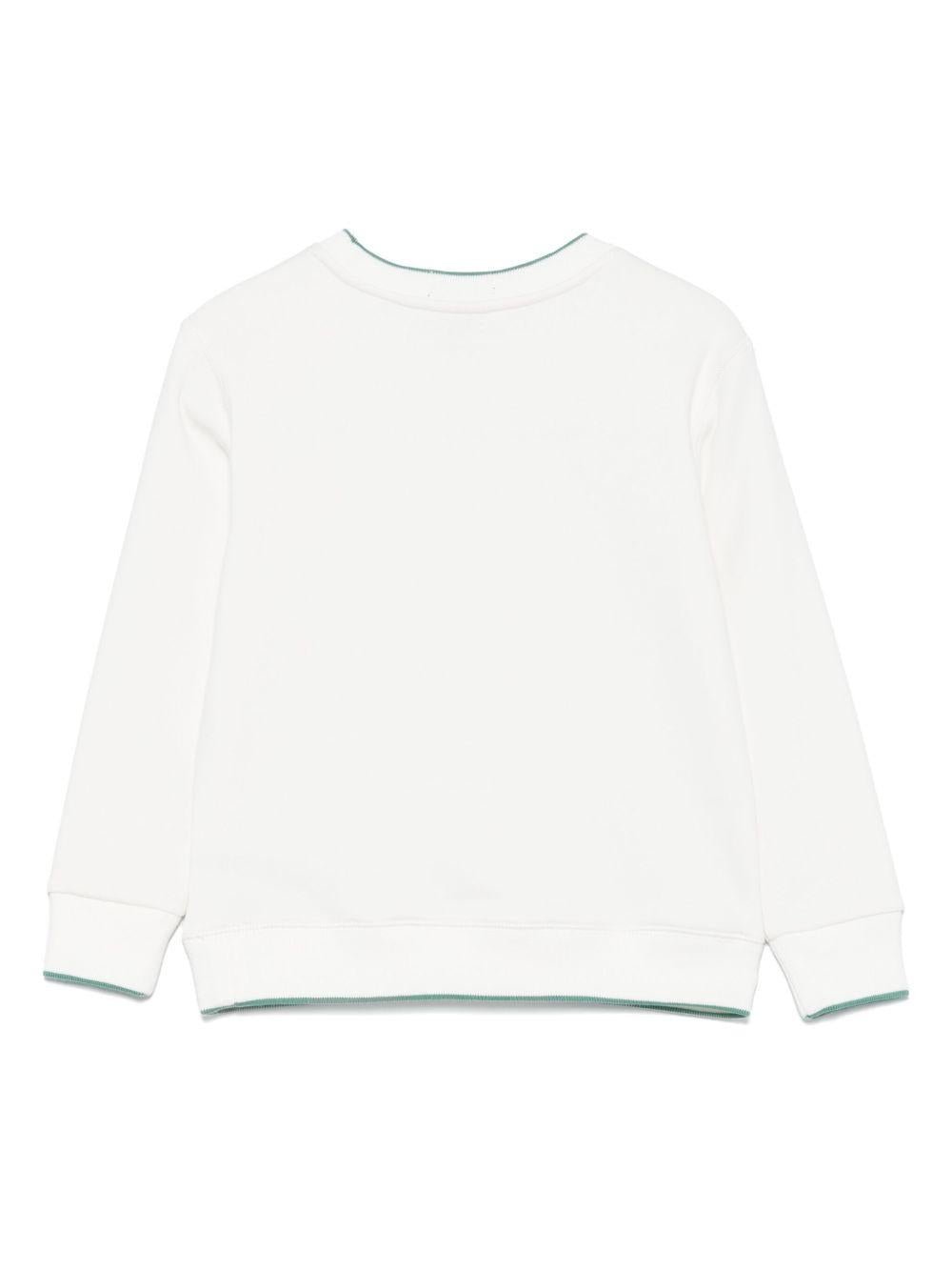 Felpa per bambino POLO RALPH LAUREN KIDS bianco con stampa Polo Bear - Rubino Kids