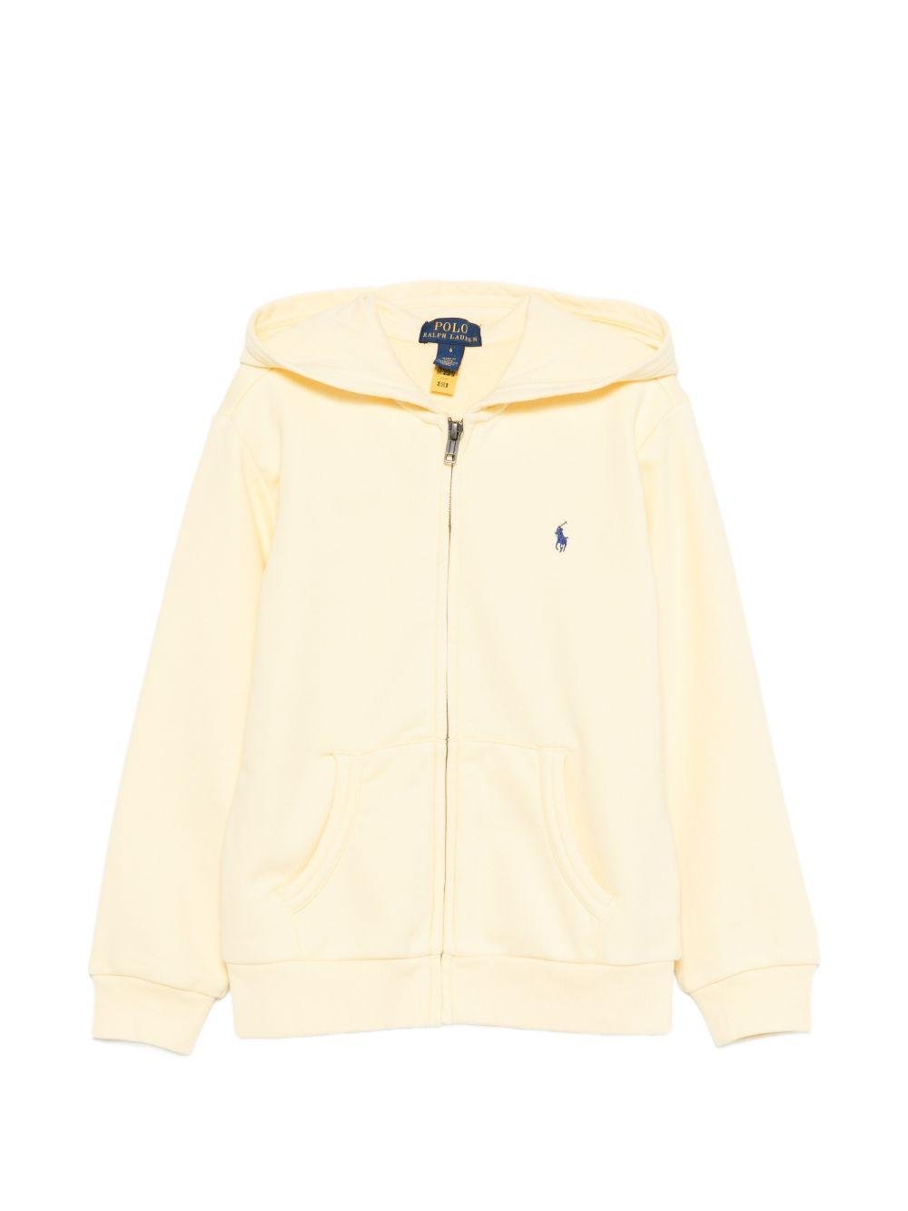 Felpa per bambino Polo Ralph Lauren Kids gialla con motivo Polo Pony - Rubino Kids