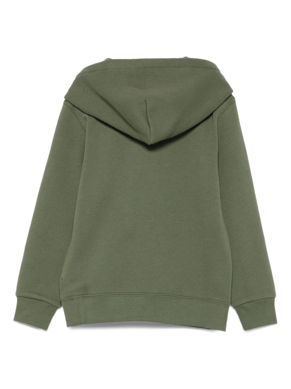 Felpa per bambino Polo Ralph Lauren Kids verde con logo Polo Pony - Rubino Kids