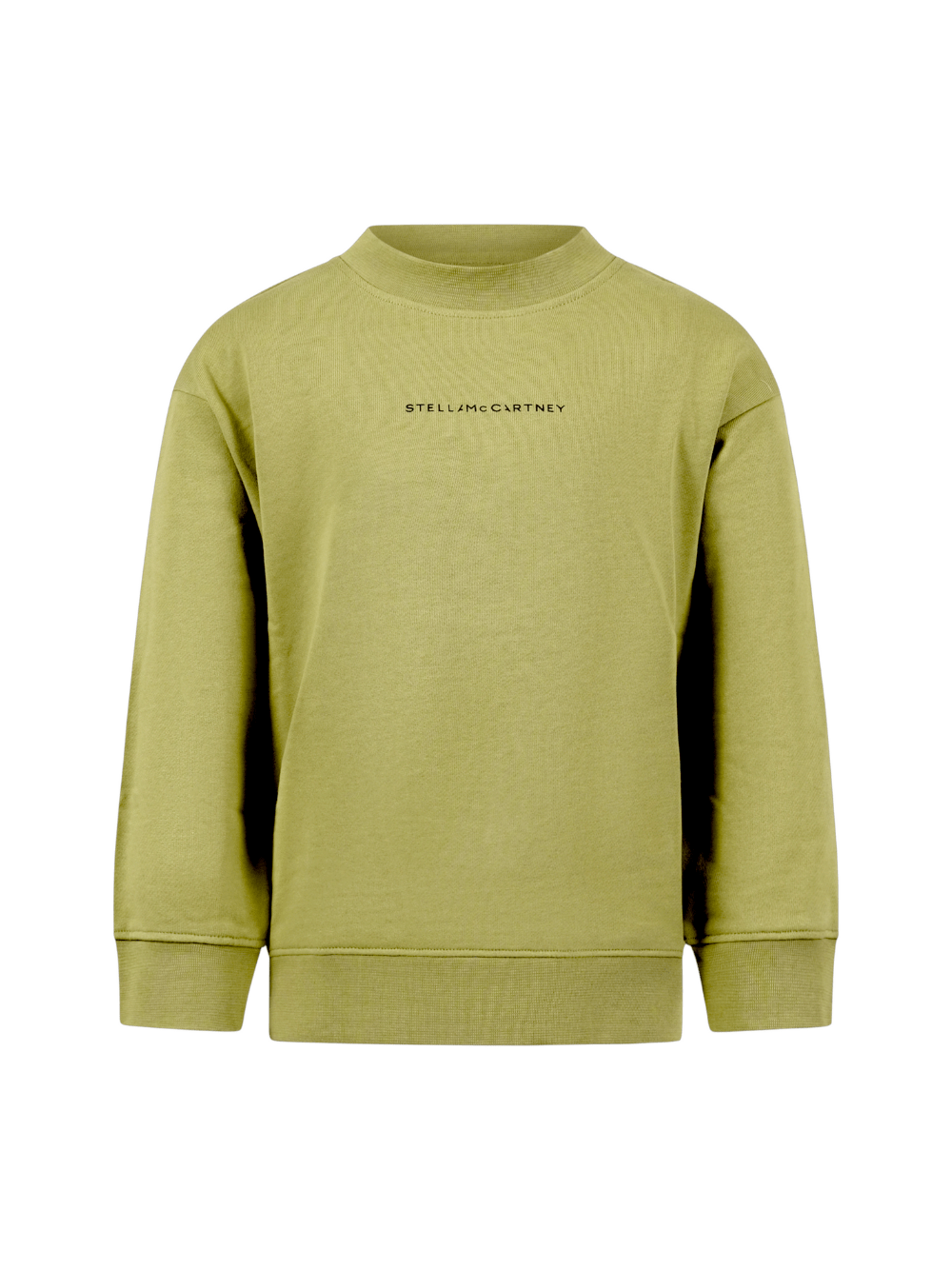 Felpa per bambino Stella McCartney Kids verde con stampa grafica sul retro - Rubino Kids