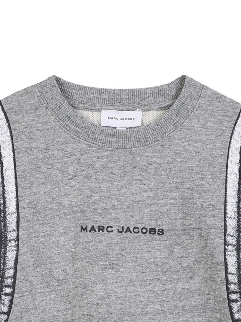 Felpa per bambino The Marc Jacobs Kids grigio con stampa grafica - Rubino Kids