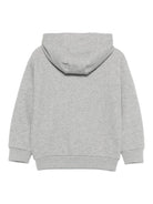 Felpa per bambino Versace Kids grigio con stampa logo - Rubino Kids