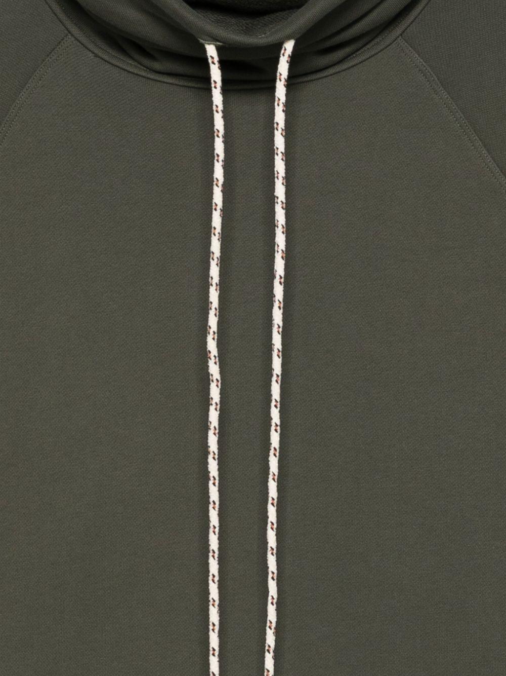 Felpa per donna Alysi verde con collo a lupetto - Rubino Kids