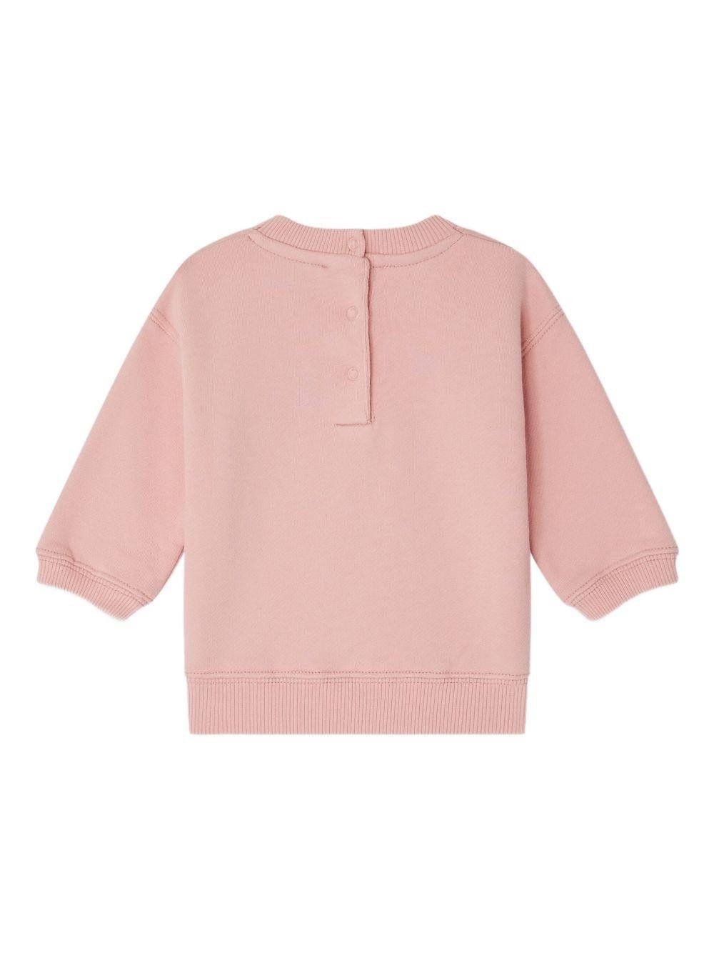 Felpa per neonata Bonpoint Dahlia rosa con motivo ciliegie - Rubino Kids