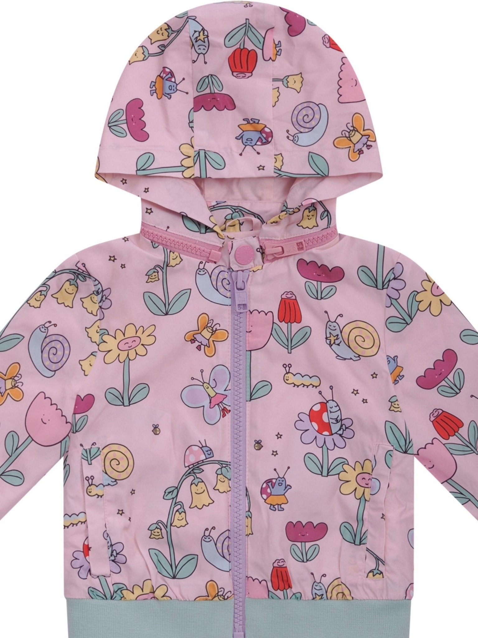 Felpa per neonata Stella McCartney Kids rosa con logo all - over - Rubino Kids