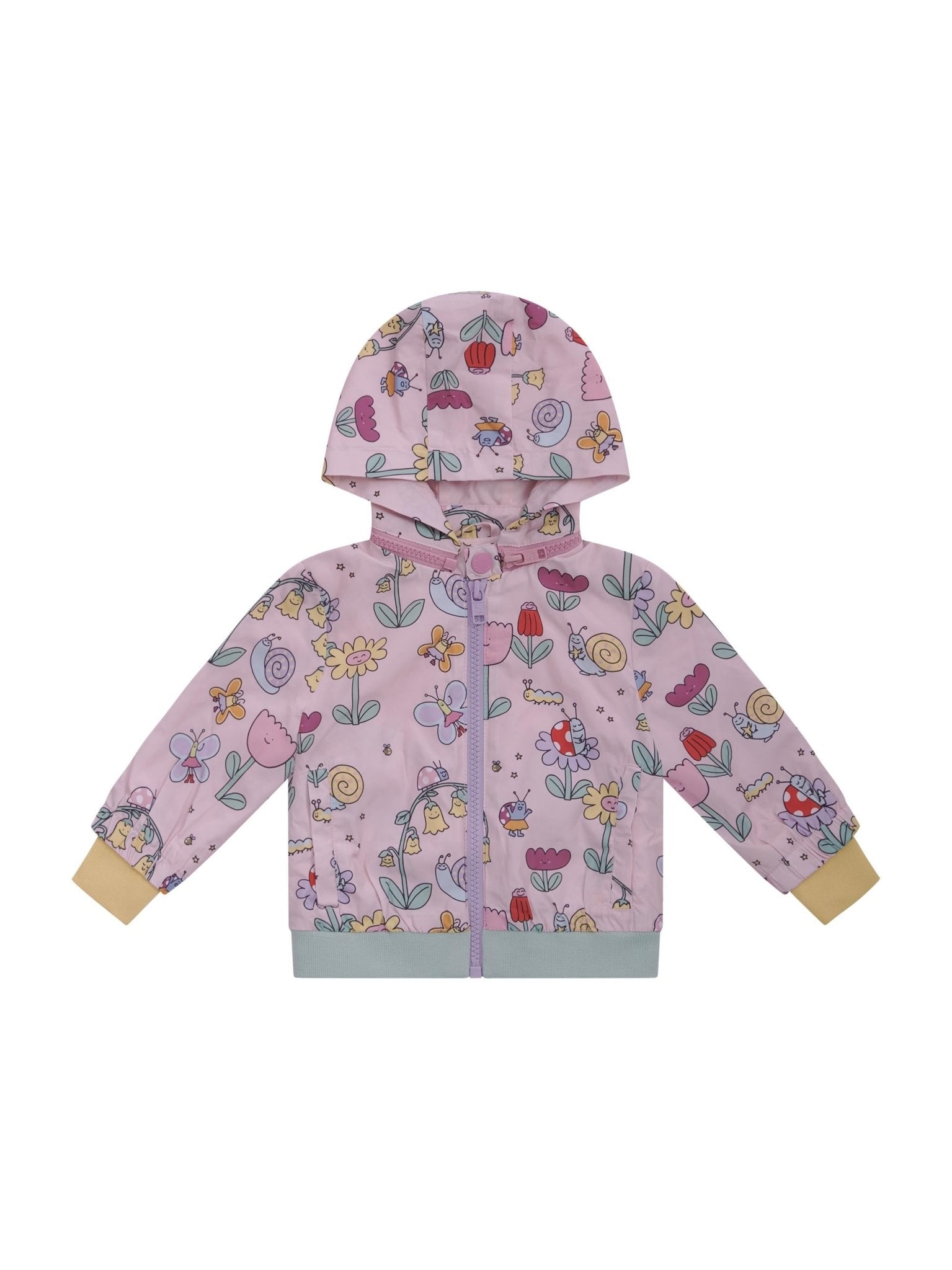 Felpa per neonata Stella McCartney Kids rosa con logo all - over - Rubino Kids