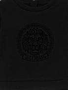 Felpa per neonato Balmain Kids nero con testa di leone - Rubino Kids