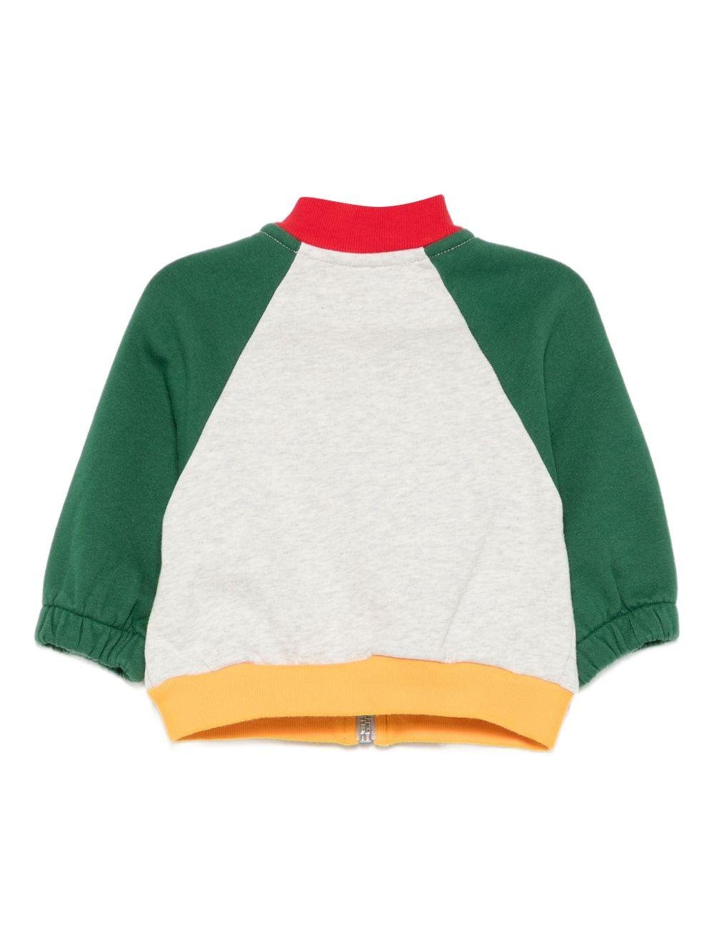 Felpa per neonato Bobo Choses multicolore con logo ricamato - Rubino Kids