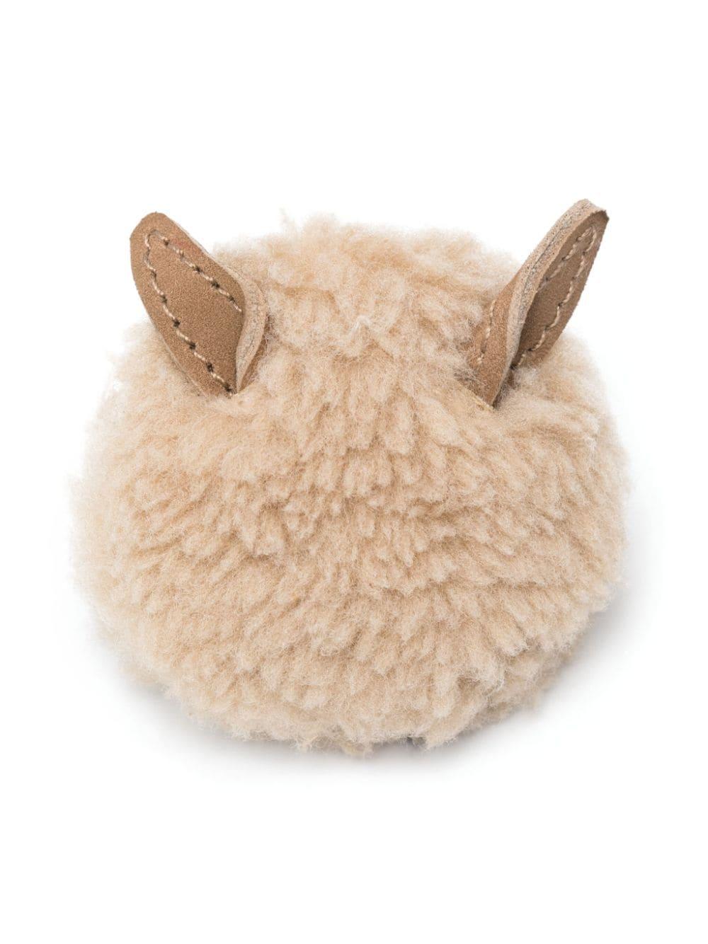 Fermaglio per bambina Donsje Ploto beige con orecchie da animale - Rubino Kids