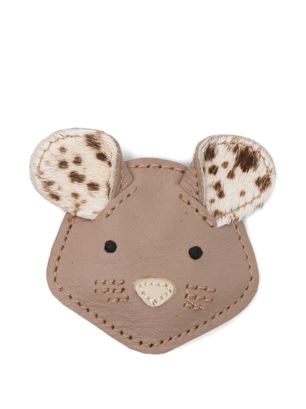 Fermaglio per capelli per bambina Donsje marrone a forma di faccia di topo - Rubino Kids