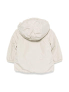Giacca E.Jack Soft Touch Marmotta per neonato K - Way Kids beige con applicazione con logo sul petto - Rubino Kids