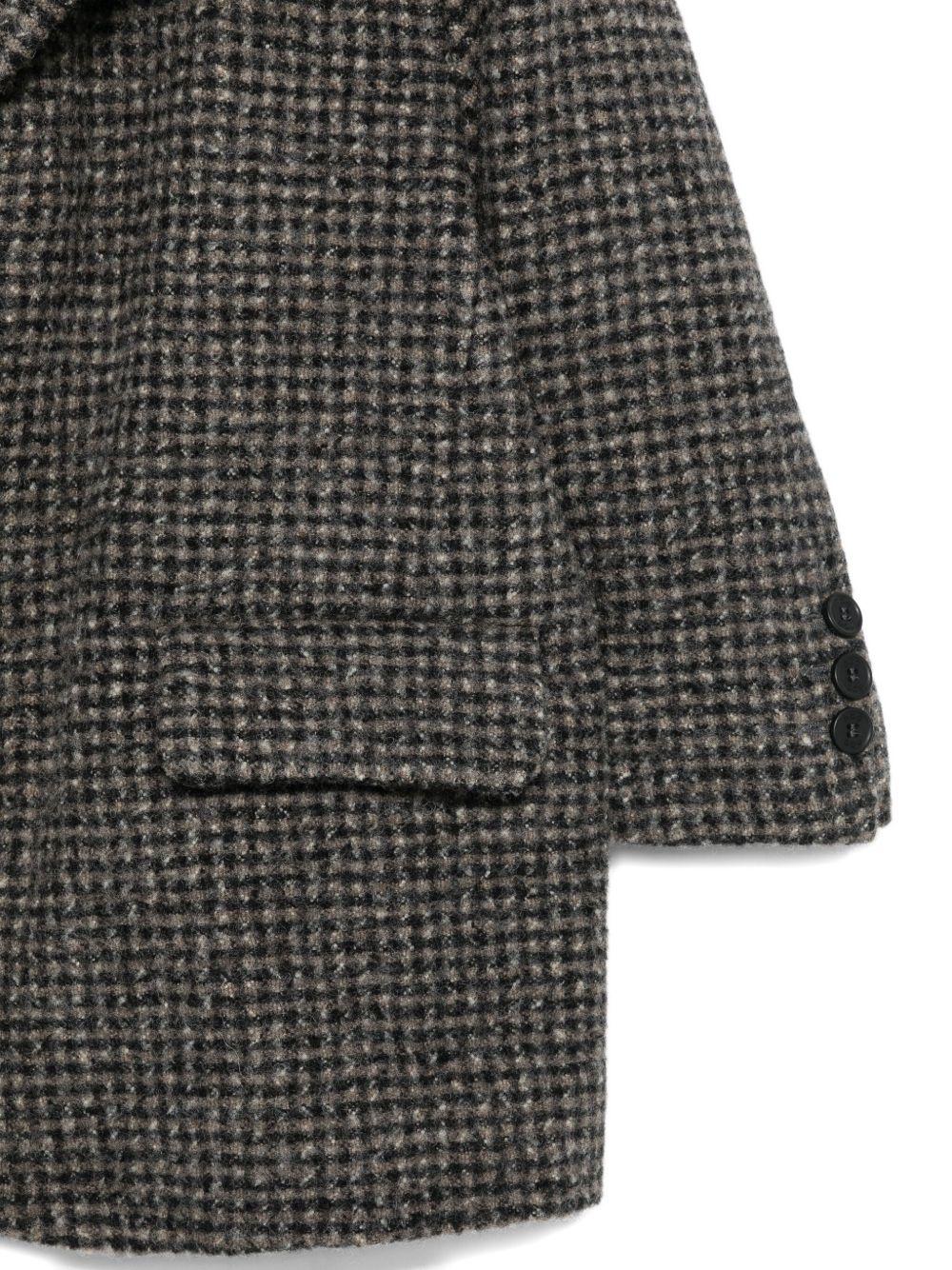 Giacca per bambina Douuod Kids grigia con motivo pied - de - poule - Rubino Kids