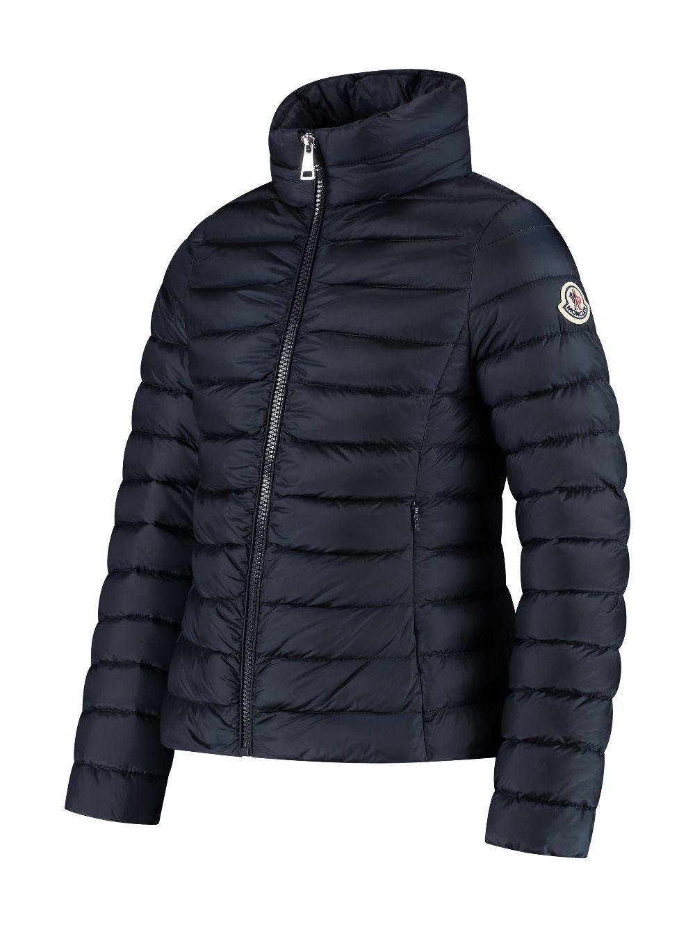 Giacca per bambina Moncler Enfant Ige blu con design imbottito - Rubino Kids
