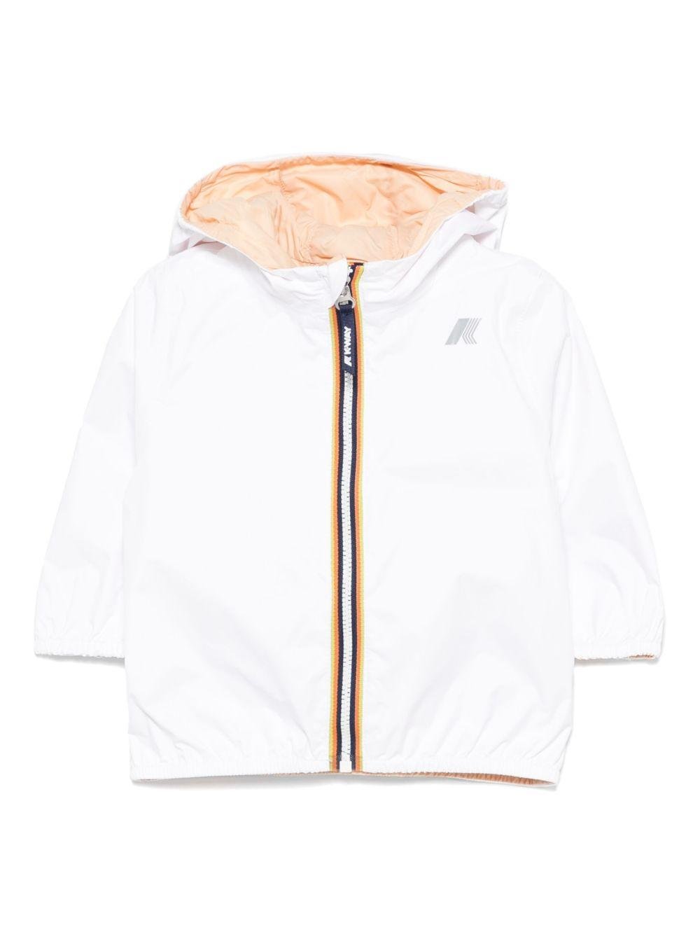 Giacca per neonati K - Way Kids Jake bianco reversibile - Rubino Kids