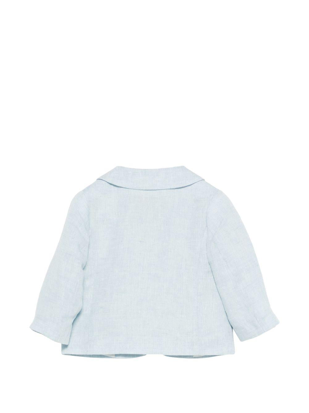 Giacca per neonato Fay Kids azzurra con revers classici - Rubino Kids