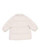 Giacca trapuntata per neonato Emporio Armani Kids beige con monogramma - Rubino Kids