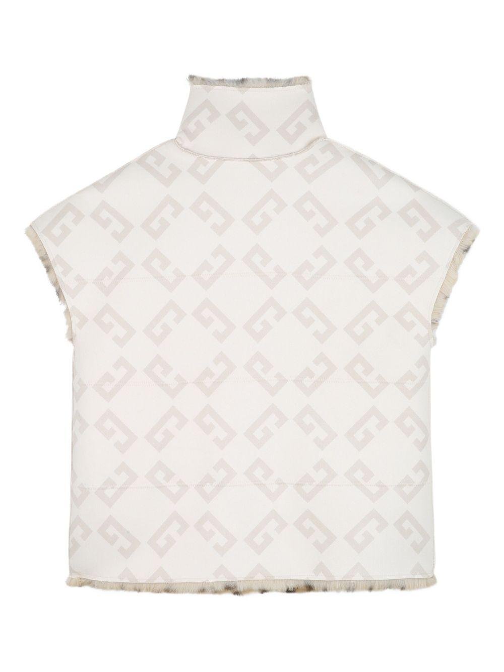 Gilet per bambina Givenchy Kids animalier con stampa ghepardo - Rubino Kids