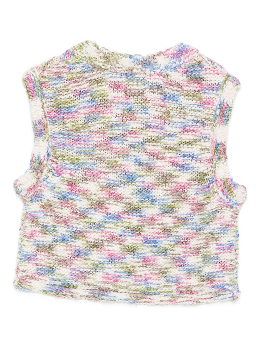 Gilet per bambina Scotch & Soda Kids multicolore a girocollo - Rubino Kids