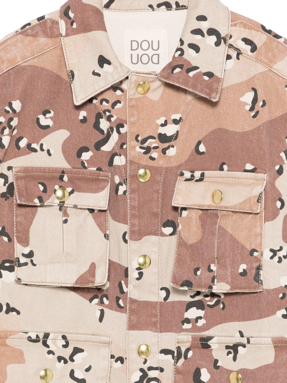 Gilet per bambini Douuod Kids multicolor con stampa camouflage - Rubino Kids