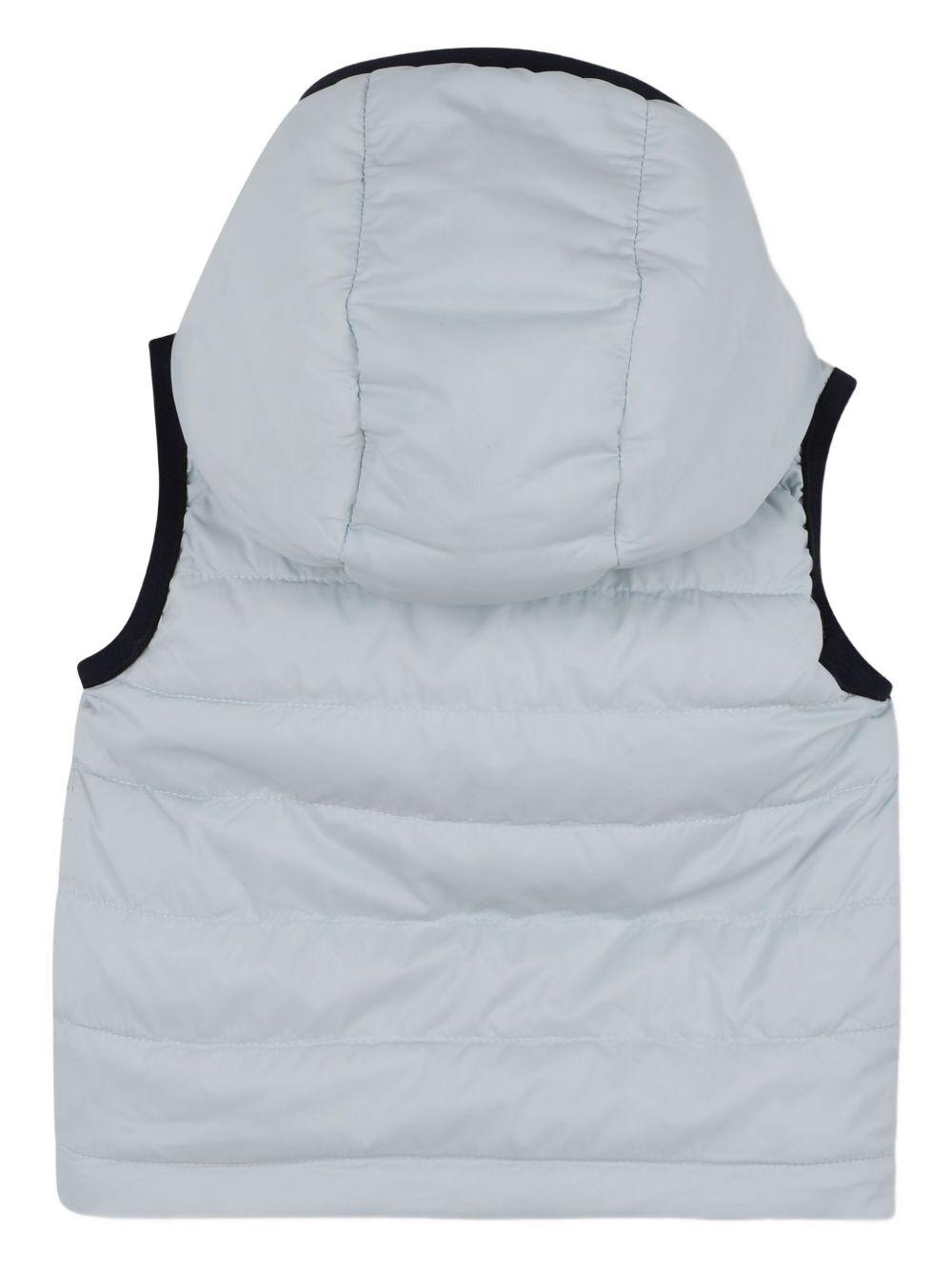 Gilet per bambino Boss Kids blu con design reversibile - Rubino Kids