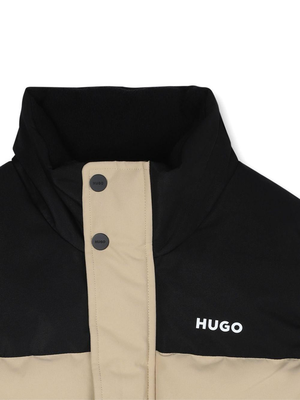 Gilet per bambino Hugo Kids multicolore con design color - block - Rubino Kids