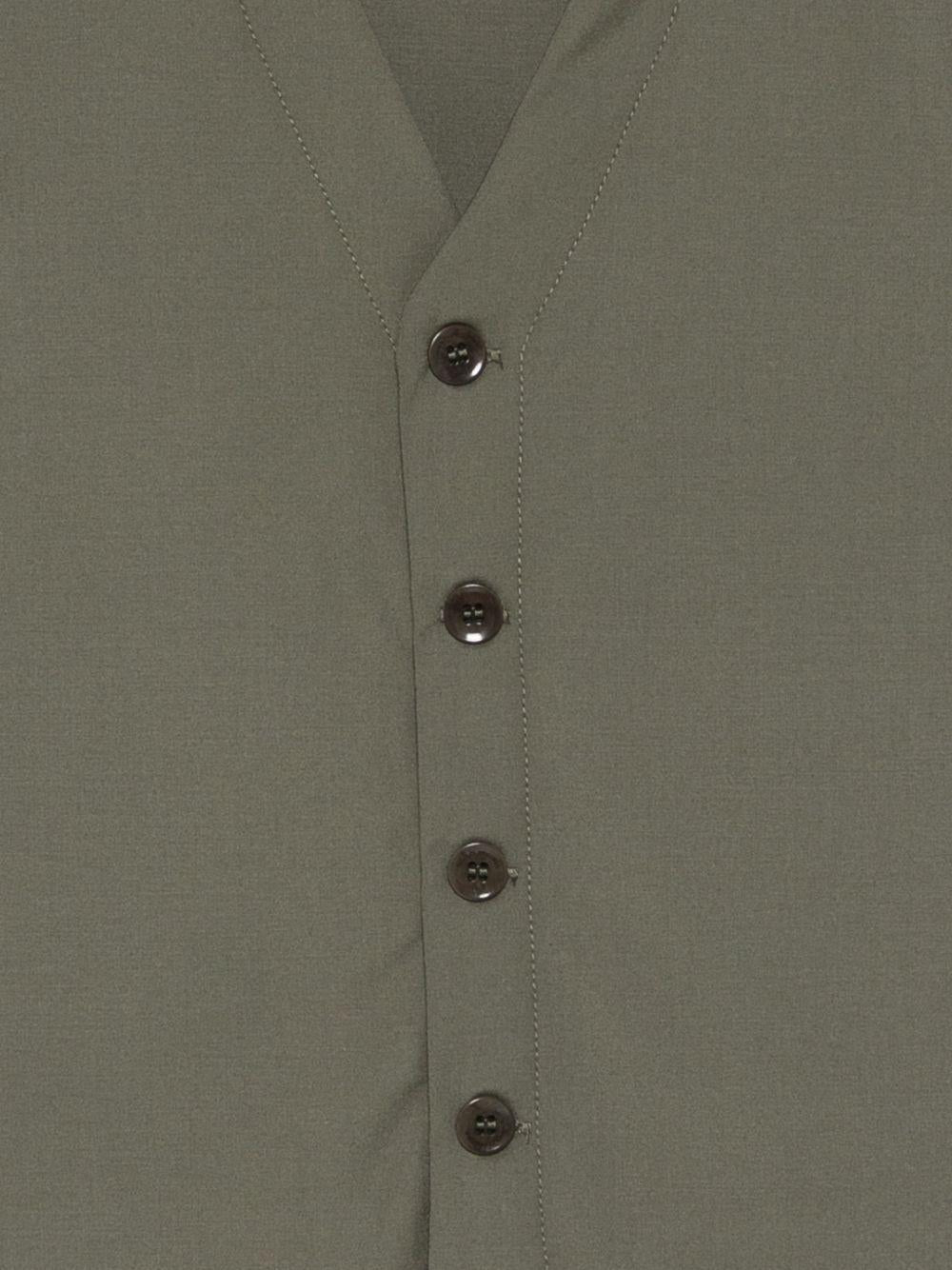 Gilet per bambino Paolo Pecora Kids verde con bottoni - Rubino Kids