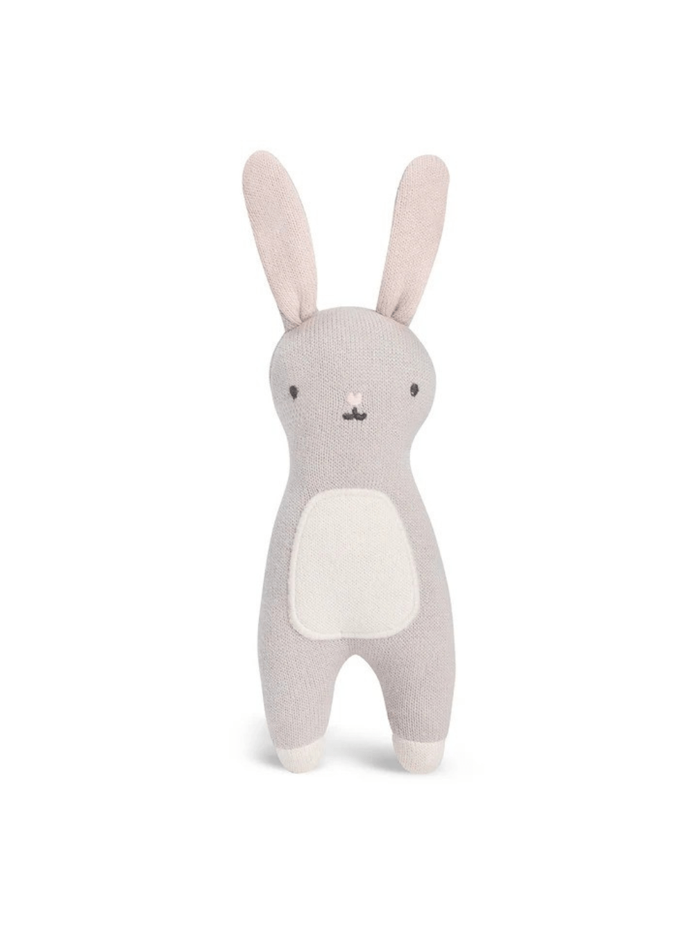 Giocattolo coniglietto per neonati Avery Row grigio in cotone - Rubino Kids