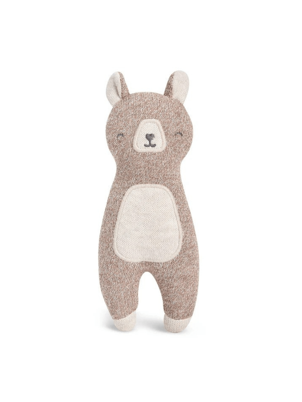 Giocattolo orsetto per neonati Avery Row marrone in cotone - Rubino Kids