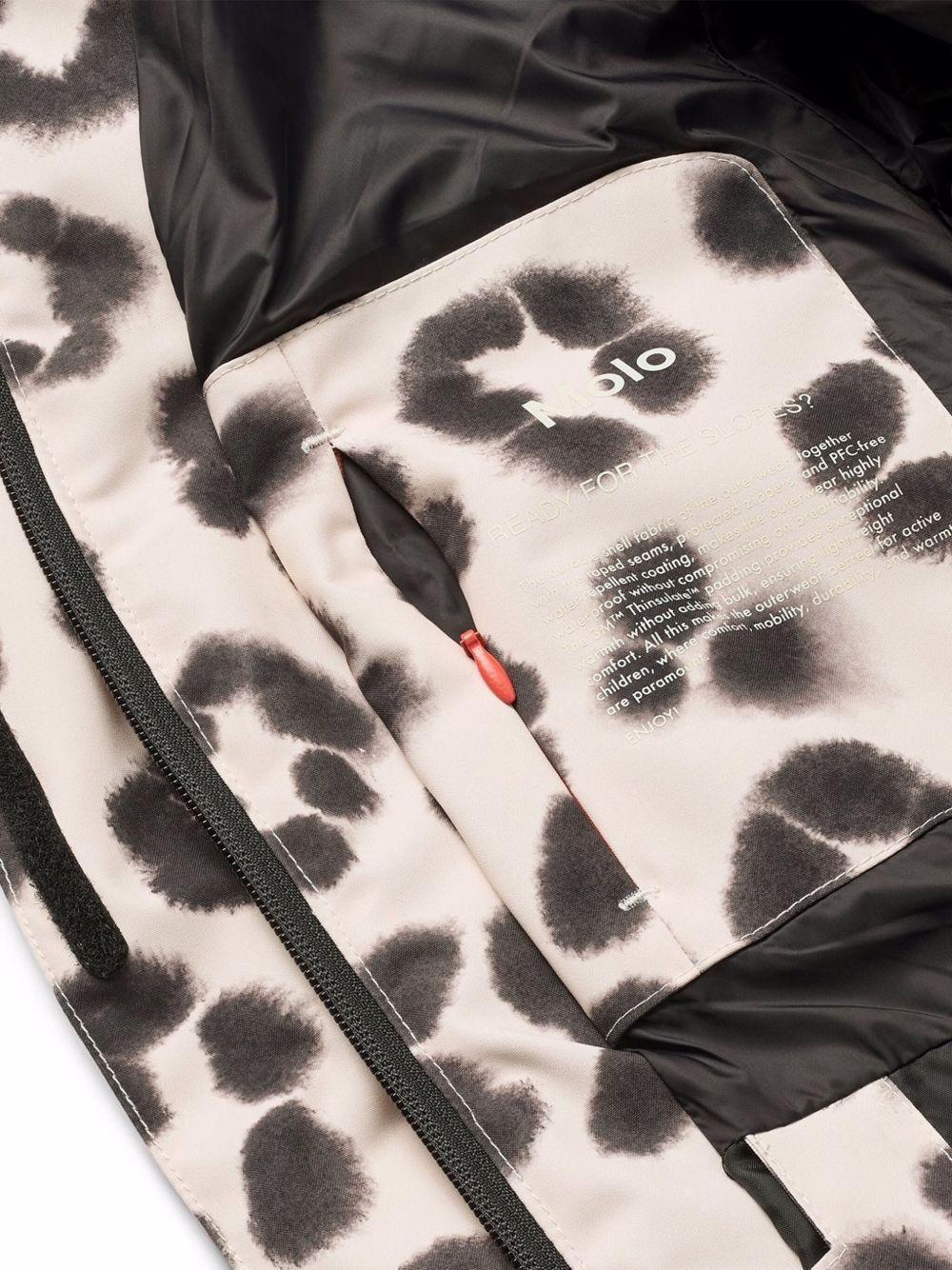 Giubbino Hansine per bambina Molo animalier con chiusura frontale nascosta - Rubino Kids