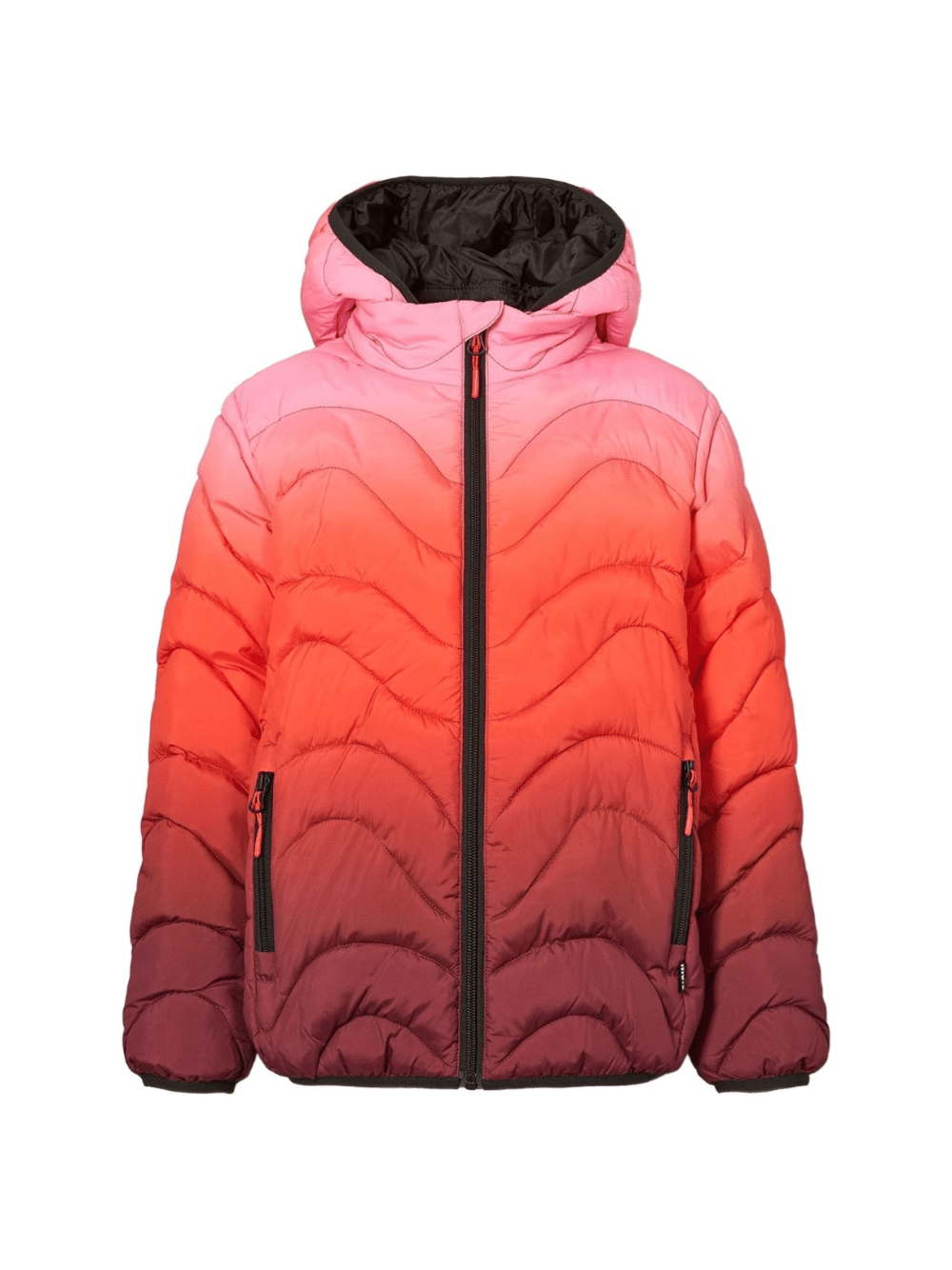 Giubbino Hao per bambina Molo rosso con cappuccio rimovibile - Rubino Kids