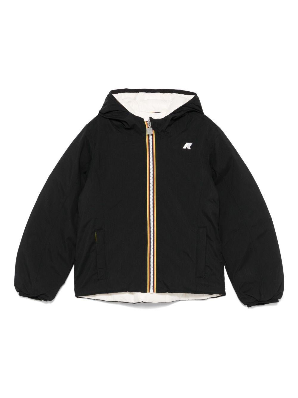 Giubbino imbottito per bambini K - Way Kids nero con design imbottito - Rubino Kids