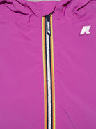 Giubbino Jack per neonata K Way Kids viola con orli elasticizzati - Rubino Kids