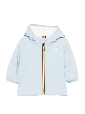 K-Way Kids baby boy's Jacques jacket in light blue with padded design