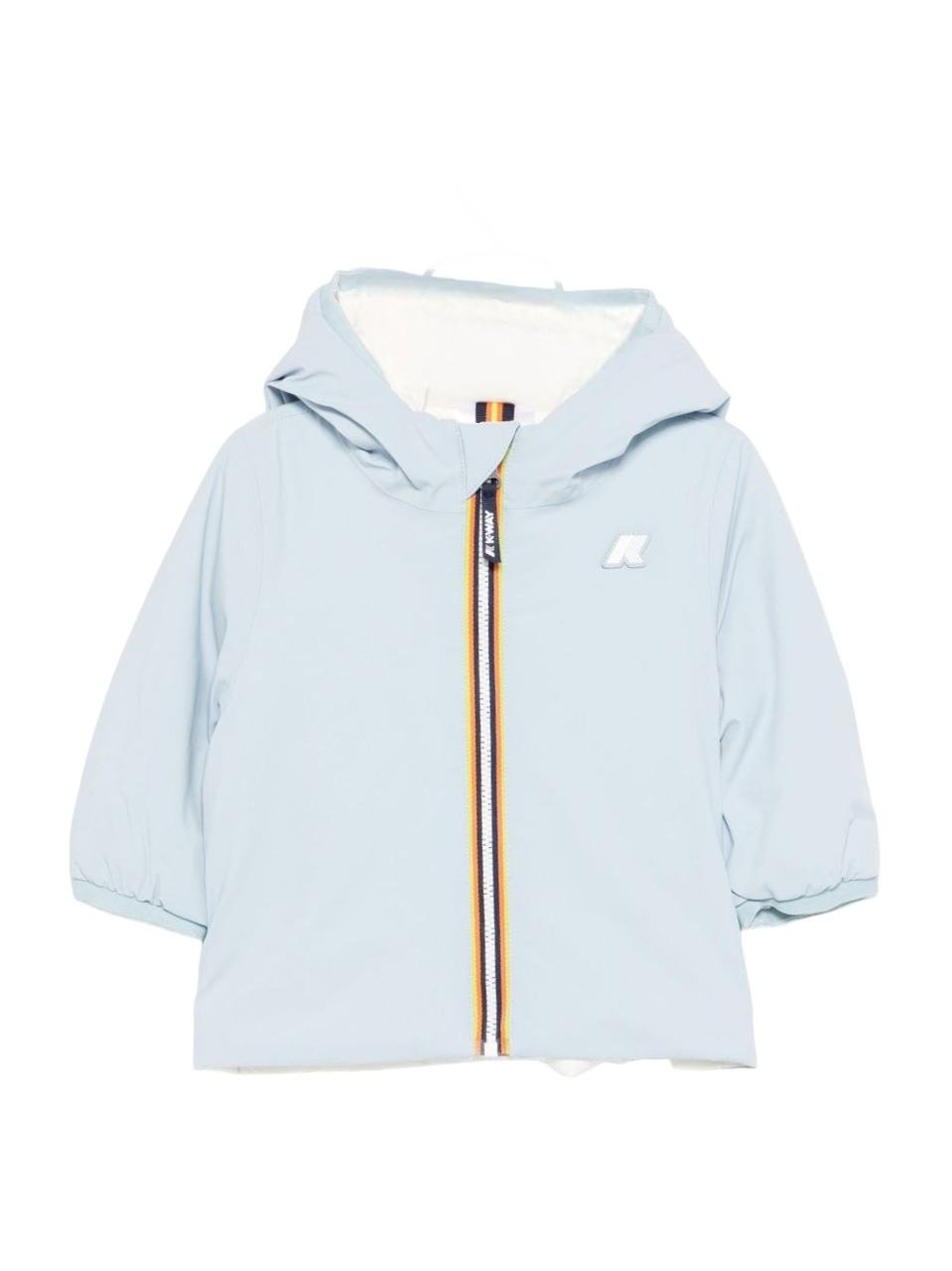 Giubbino Jacques per neonato K - Way Kids azzurro con design imbottito - Rubino Kids