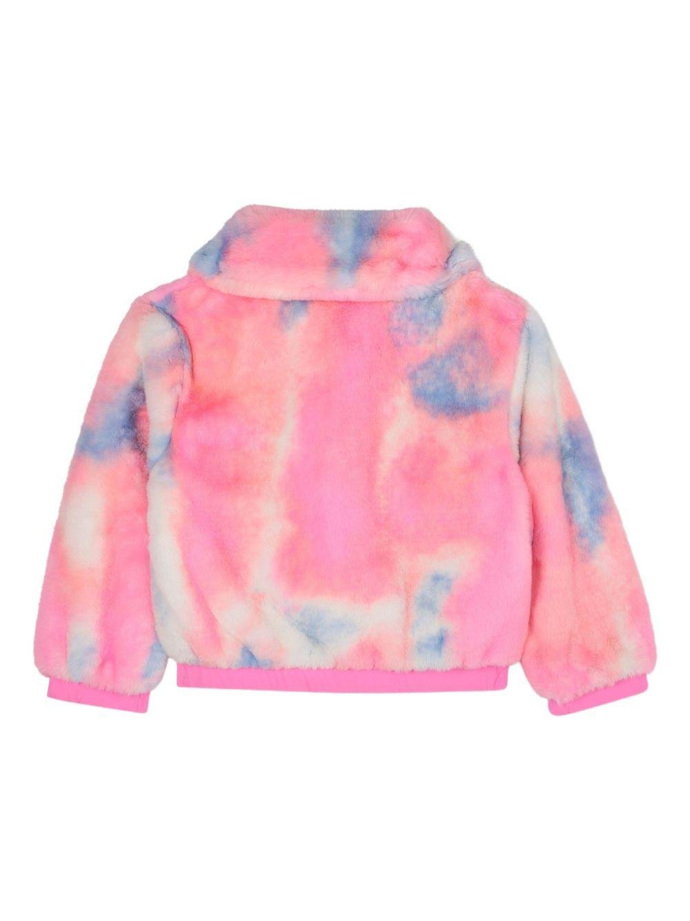 Giubbino per bambina Billieblush rosa con fantasia tie dye - Rubino Kids
