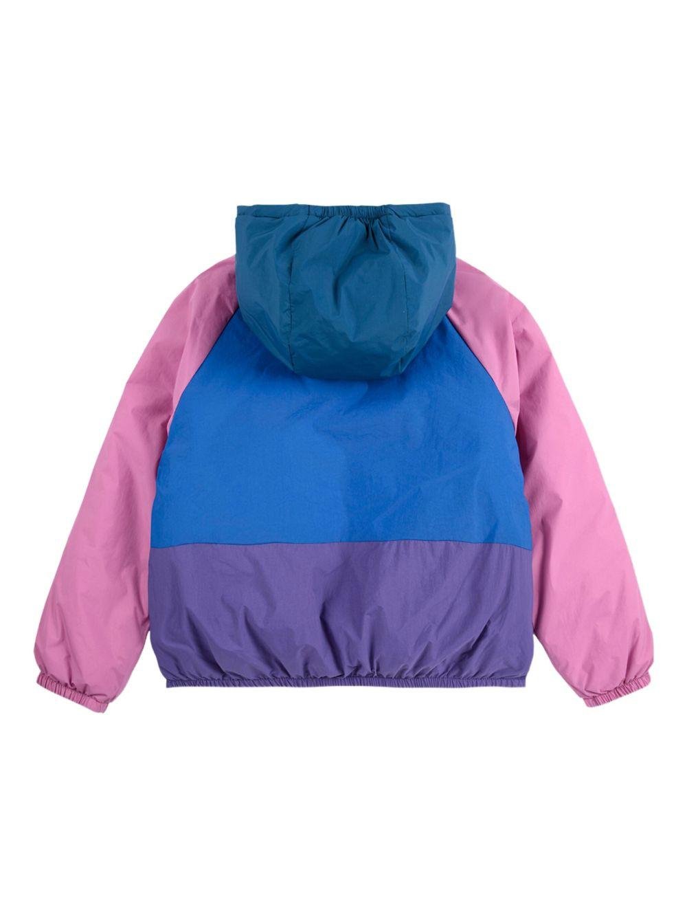 Giubbino per bambina Bobo Choses multicolore con design color - block - Rubino Kids