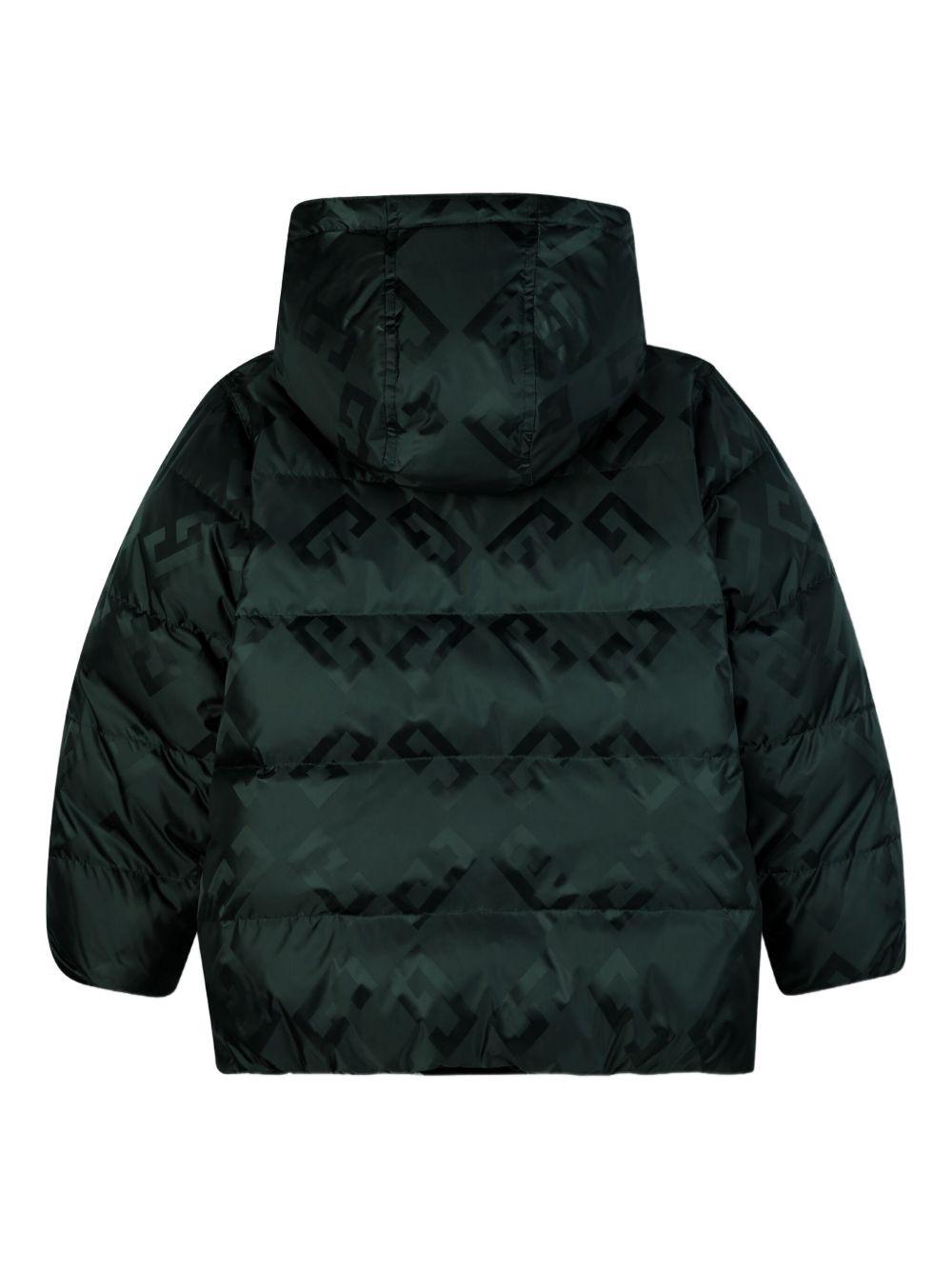 Giubbino per bambina Givenchy Kids verde con cappuccio - Rubino Kids
