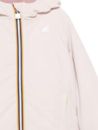 Giubbino per bambina K - Way Kids rosa con cappuccio classico - Rubino Kids
