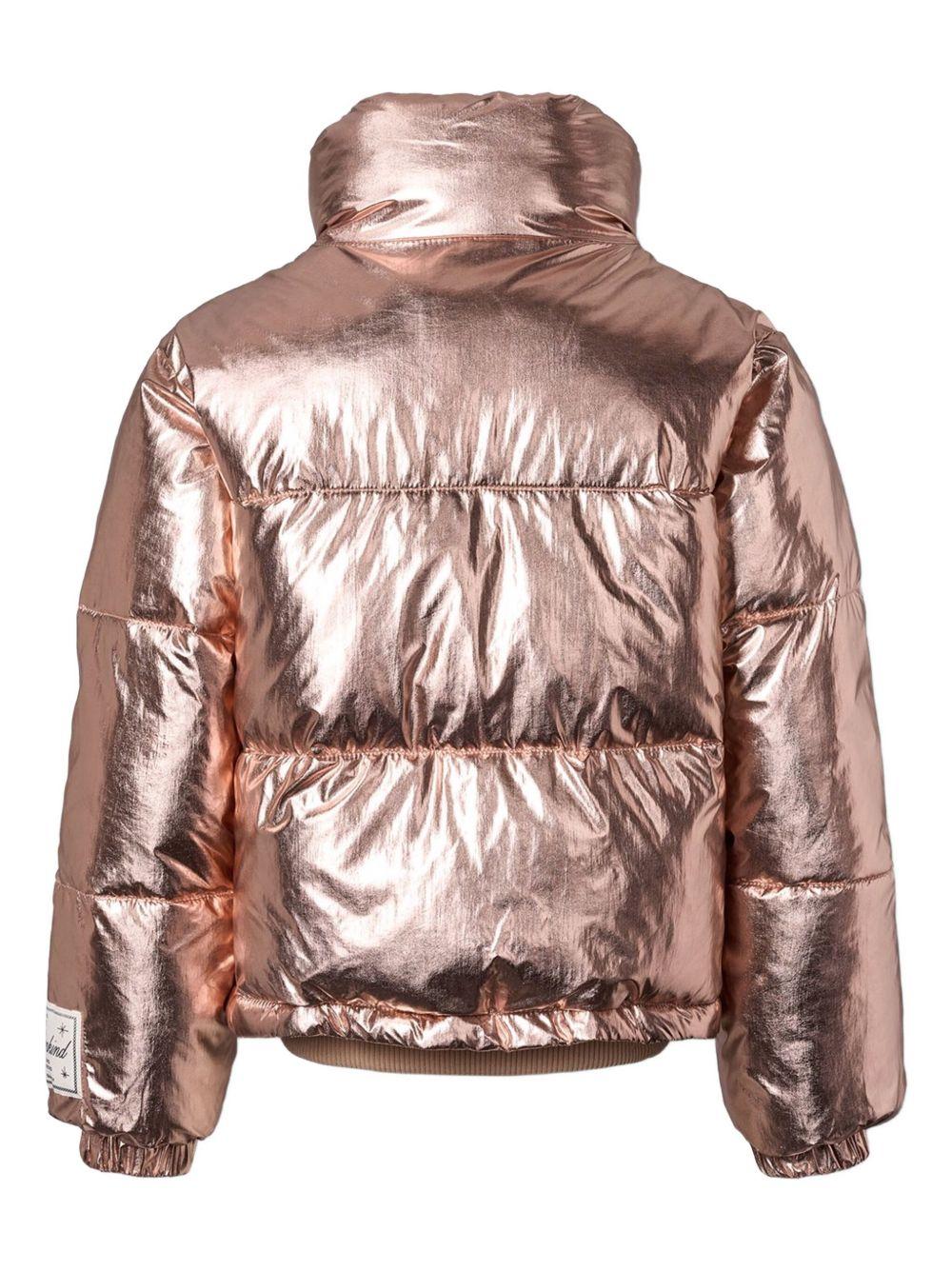 Giubbino per bambina Molo rosa con effetto metallizzato - Rubino Kids