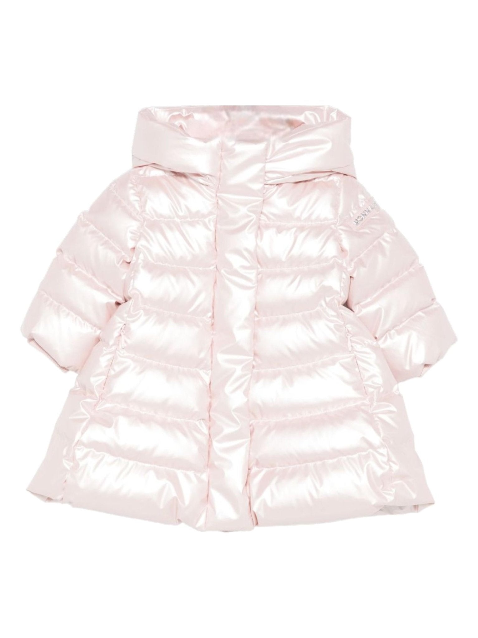 Giubbino per bambina Monnalisa rosa con cappuccio - Rubino Kids