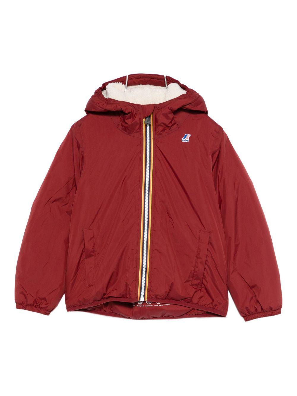 Giubbino per bambini K - Way Kids rosso con design imbottito - Rubino Kids