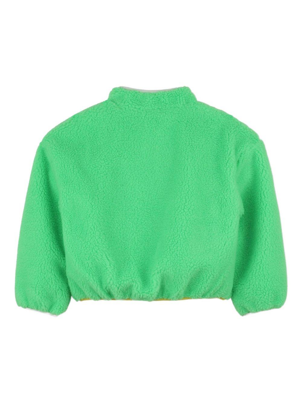 Giubbino per bambino Billieblush verde con orlo elasticizzato - Rubino Kids
