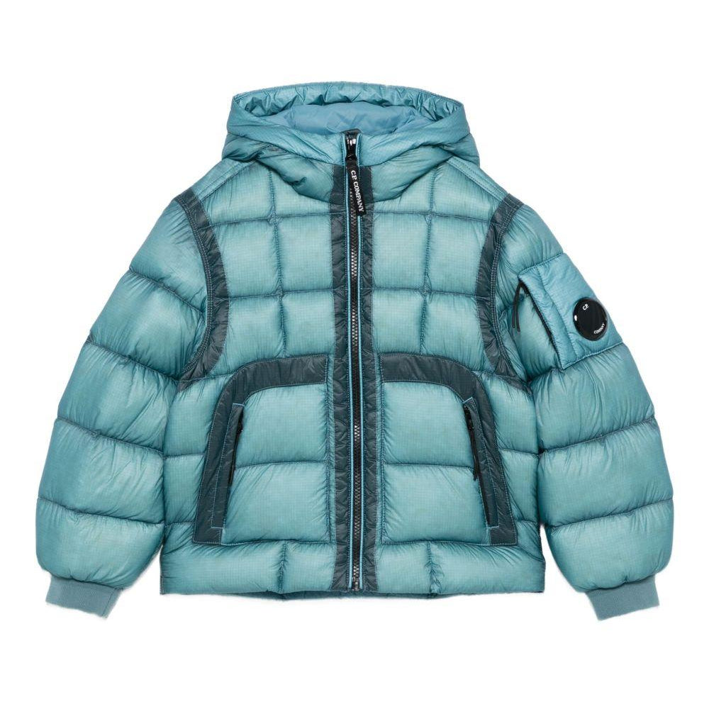 Giubbino per bambino C.P. Company Kids blu con modello trapuntato - Rubino Kids