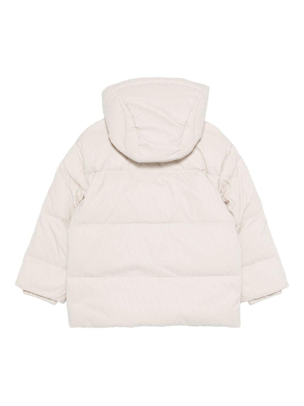 Giubbino per bambino Emporio Armani Kids beige con modello trapuntato - Rubino Kids