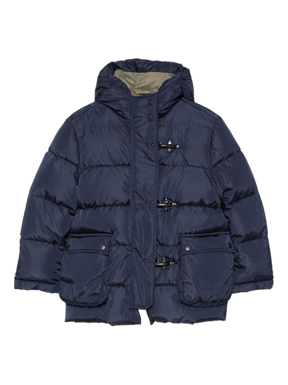 Giubbino per bambino Fay Kids blu con chiusura a olivetta - Rubino Kids