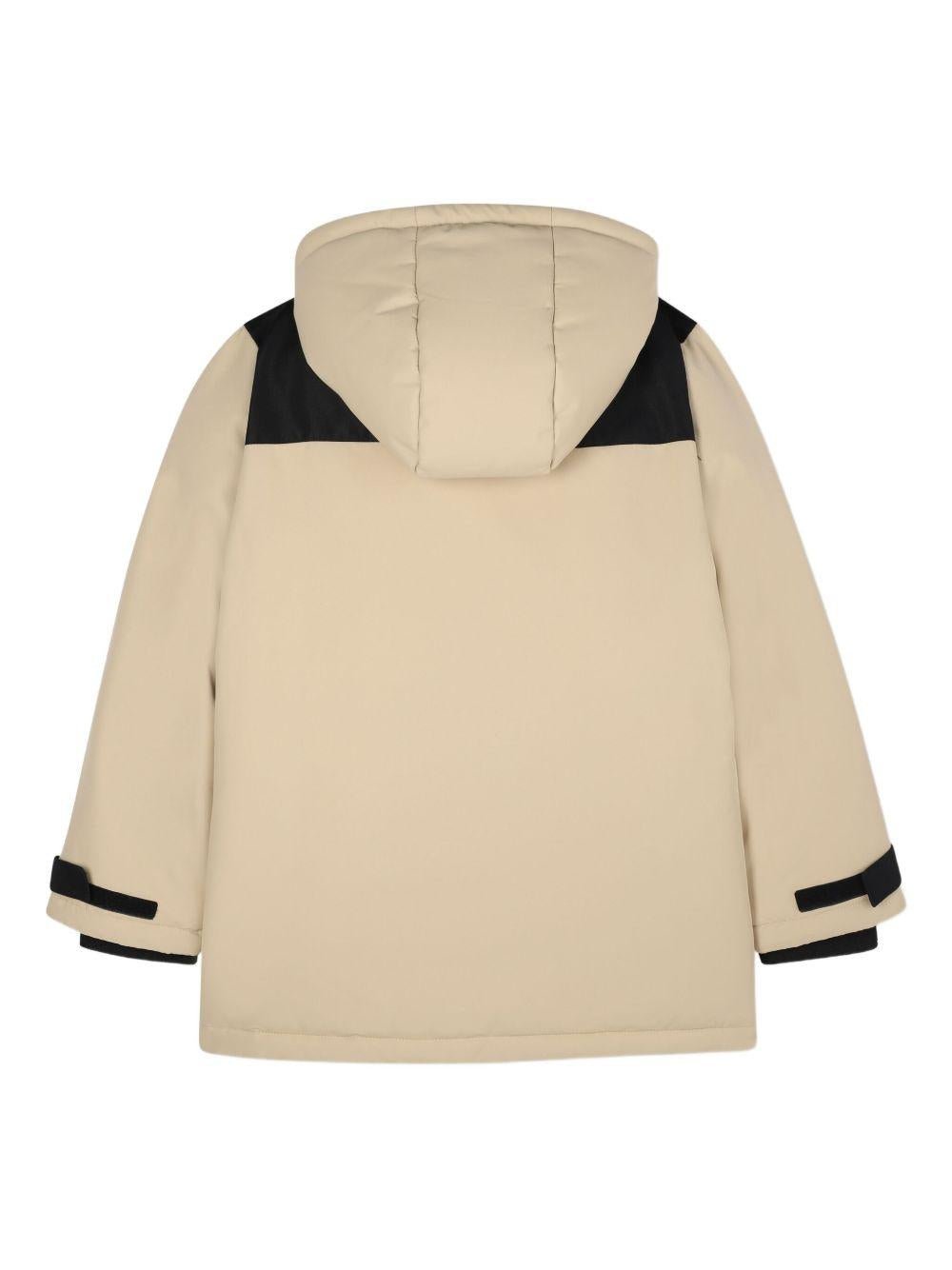 Giubbino per bambino Hugo Kids beige con design color - block - Rubino Kids