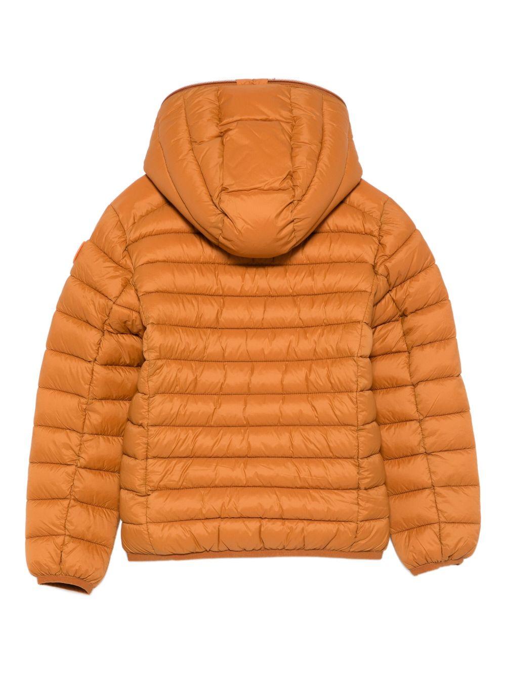 Giubbino per bambino Save The Duck Kids arancione con design trapuntato - Rubino Kids